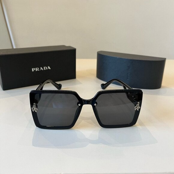 Prada Fashion Black Sunglasses - Picture 1 of 10